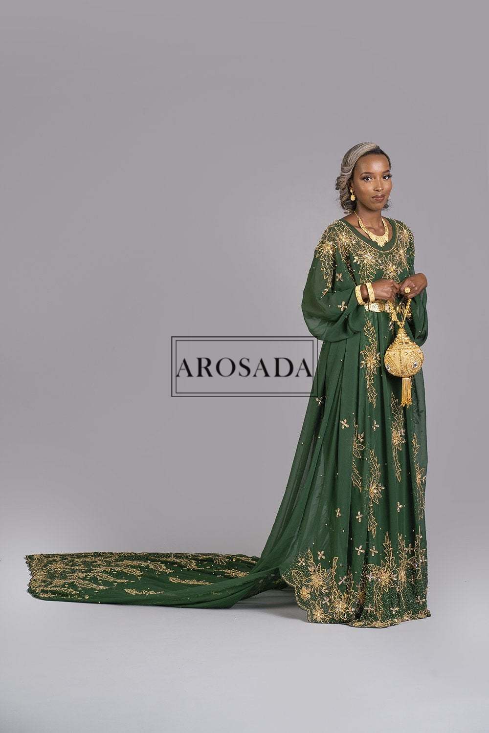 Emerald Green Bridal Dirac ( resell)