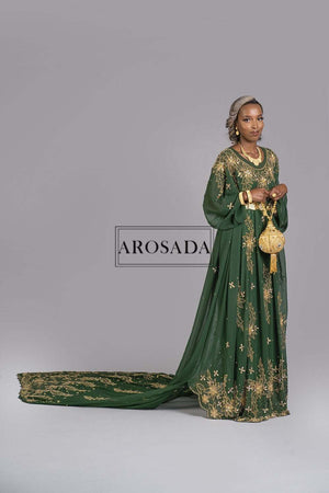 Emerald Green Bridal Dirac ( resell)